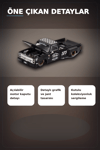 Hot Rod Tasarımlı 1/64 Chevrolet Silverado Dually Diecast Model Araba - Tekli Kutu BX-313351