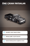 Hot Rod Tasarımlı 1/64 Chevrolet Silverado Dually Diecast Model Araba - Tekli Kutu BX-313351
