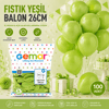 İç Mekan - Fıstık Yeşil Balon 10 Inc - 26cm - 100pcs Bx40