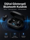 İkili Bluetooth Kulaklık Dijital Göstergeli Uzun Pil Ömrü Yüksek Ses Kaliteli Yeni Nesil