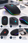 İnce Ergonomik Tasarım 2.4G Kablosuz LED Mouse