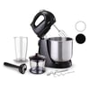 INOX TASLI MİKSER - BLENDER SETİ 5 KADEME HIZ+TURBO HAMUR YOĞURMA+ KASE 300W600ML HAZNE700ML ÖLÇÜ KABI SMX-2731 (3936)