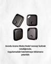 iOS Uyumlu Smart Tag | Uzun Pil Ömrü | Bul Uygulaması ile Entegre Akıllı Takip Cihazı