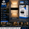Ip66 50.000 Saat Led Ömrü 10w İnci Led Aplik Duvar Lambası Ars-348956 Bx40