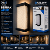 Ip66 50.000 Saat Led Ömrü 22w Berrak Led Aplik Duvar Lambası Ars-348954 Bx40