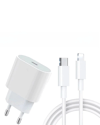 iPhone 14 13 12 11 8 Plus 7 Uyumlu 20W PD Hızlı Şarj Seti