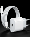 iPhone 14 13 12 11 Uyumlu 20W Hızlı Şarj Adaptörü Lightning Kablo Seti