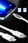 Iphone İOS Uyumlu Hızlı Şarj Kablosu Type C To Lightning 12 13 14 15 Pro Max