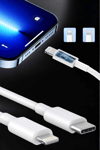 Iphone İOS Uyumlu Hızlı Şarj Kablosu Type C To Lightning 12 13 14 15 Pro Max