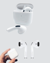 iPhone Pro ve Pro Max Uyumlu TWS Bluetooth Kulaklık Gürültü Engelleyici