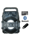 Işıklı Bluetooth Hoparlör, Taşınabilir Kablosuz Ses Sistemi, Suya Dayanıklı ve Radyolu