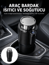 Isıtma Soğutma Özellikli Araç Bardaklığı Çakmak Girişli Akıllı Yeni Nesil