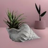 İskandi̇nav Deni̇z Kabuğu 3d Mermer Desenli̇ Vazo 20 Cm