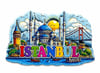 İstanbul Temalı Silikon Buzdolapı Süsü Magnet Alk5374