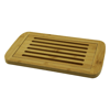 Izgaralı - Hazneli  Ahşap Bambu Kesim Panosu  21x36cm Bx40