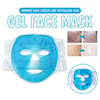 Jel Buz Paketi Yüz Maskesi Baş Ağrısı Yastık Kozmetik Maske + Çift Taraflı Cilt Fırçası