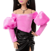 JJN76  DELUXE STYLE - Siyah Metalik Elbise