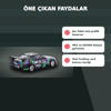 Jon Sibal Tasarımı 1/64 Ölçekli Nissan Skyline R32 Widebody HKS Setli Model Araba - Eco Lounge