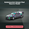 Jon Sibal Tasarımı 1/64 Ölçekli Nissan Skyline R32 Widebody HKS Setli Model Araba - Eco Lounge