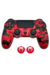 Joystick Bluetooth bağlantılı kırmızı renk Playstation 4 uyumlu hızlı şarj destekli