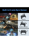 Joystick siyah Bluetooth bağlantılı Nintendo Switch uyumlu kablosuz gamepad oyun kolu