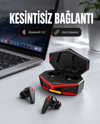 Kablosuz Bluetooth Kulaklık Led Işıklı Yeni Nesil