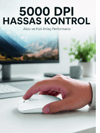 Kablosuz Bluetooth Oyuncu Mouse Sessiz Tıklama Ergonomik Wireless Fare