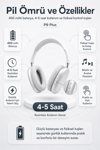 Kablosuz Kulak Üstü Bluetooth Kulaklık Katlanabilir Tasarım Uzun Süreli Kullanım