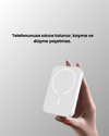Kablosuz MagSafe Powerbank iPhone Uyumlu, 10000 mAh, Isı Dağılımlı