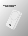 Kablosuz MagSafe Powerbank iPhone Uyumlu, 10000 mAh, Isı Dağılımlı