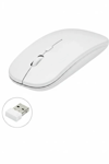 Kablosuz Mouse Fare Şarjlı Bluetooth Wireless Çift Modlu Sessiz