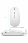 Kablosuz Mouse Fare Şarjlı Bluetooth Wireless Çift Modlu Sessiz