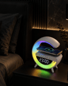 Kablosuz RGB Bluetooth Hoparlör USB FM ve AUX Destekli Taşınabilir Ses Sistemi
