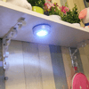 Kablosuz Spot Pilli Dokunmatik Led Lamba 3 Ledli Dolap Lambası Bx40
