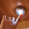 Kablosuz Spot Pilli Dokunmatik Led Lamba 3 Ledli Dolap Lambası Bx40