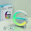 Kablosuz Telefon Şarj Bluetooth Hoparlör Istasyonu Ses Rgb Atmosfer Gece Işık Bt-2301 Bx40
