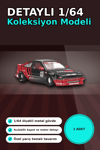 KaidoHouse 1/64 Ölçekli Toyota AE86 Sprinter Trueno Diecast Model Araba ADVAN Lastik BX-313325