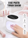 Kalıcı Oje Kurutucu Mini UV Işınlı Taşınabilir Hızlı ve Pratik Oje Kurutucu