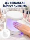 Kalıcı Oje Kurutucu UV Led Teknolojisi Taşınabilir Mini Tırnak Kurutucu Yeni Nesil