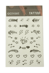 Kalp Balık Tattoo Dövme Sticker