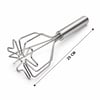 Kalp Şekil Çap: 9cm Krom Saplı=12cm Metal Patates Ezici Toplam Uzunluk: 26cm Bx40
