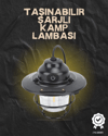Kamp ve Bahçe İçin Retro LED Fener – Sıcak Işık, Uzun Ömürlü Batarya