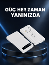 Kamp ve Seyahat İçin 20.000mAh LED Işıklı Hızlı Şarj Powerbank Yeni Nesil