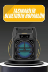 Karaoke Mikrofonlu Fm Radyolu Bluetooth Hoparlör Yüksek Ses Kaliteli
