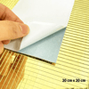 Kare Gold Cam Mozaik Fayans Çıkartmaları El İşi Kare Cam Fayans Kendinden Yapışkanlı Aynalı Dekor Panel 30x30 Cm Bx40
