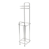 Kare Metal - Krom Yedekli Wc Kağıtlık Bx40