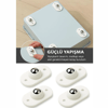 Kartelalı 4pcs Tek Bilya Tekerlekli Mobilya Eşya Taşıma Aparatı 360° 8kg Taşıma Kapasite Bx40