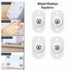 Kartelalı 4pcs Tek Bilya Tekerlekli Mobilya Eşya Taşıma Aparatı 360° 8kg Taşıma Kapasite Bx40
