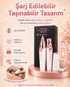 Kaş Düzeltici Başlıklı Kadın Epilasyon Cihazı Yüz ve Hassas Bölge Tüy Alma Aleti