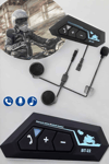 Kask Kulaklık Bluetooth Motosiklet Kulaklık Intercom Su Geçirmez